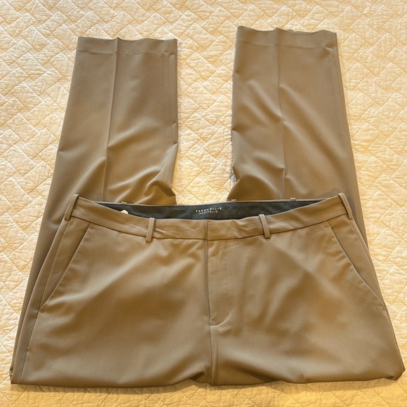 Vintage Perry Ellis Portfolio Pleated Dress Pants 40x30 - Picture 4 of 6